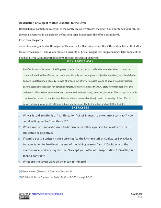 Business Law and the Legal Environment - Page 315